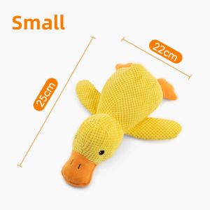 JIFANPAUL | Interactive Sound-Producing Dog Toy Yellow Duck Puppy