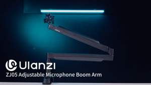 Ulanzi ZJ05 Microphone Boom Arm Mic Holder Desk Table Clamp Stand for Camera