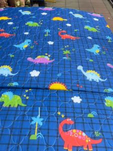 ที่นอนยางพารา PE 3 พับ ขนาด 5 ฟุต กว้าง 150x195 cm หนา 1.5 นิ้ว แบบไม่ยุบ สำหรับห้องนอน