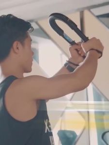 🔥Msia Stock🔥臂力器 Gym Power Twister Spring Bar Resistance Bar Bend Bar Chest Arm Strength Training Fitness Gym Equipment 60KG