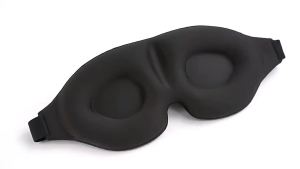 Eye Mask for Sleeping 3D Contoured Cup Blindfold Concave Molded Night Sleep Mask Block Out Light with Women Men with Earplugs
