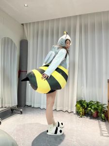 Cabbie Bear Sharkbee Bee เครื่องแต่งกายชุดของเล่นตลกตุ๊กตาประสิทธิภาพ ชุดสูท Bee ตุ๊กตาชุดเด็กเครื่องแต่งกายสร้างสรรค์