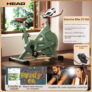 HEAD | Self-Generating Indoor Cycling Bike for Weight Loss and Exercise