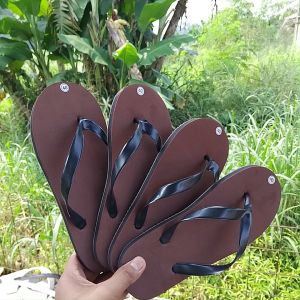 SENDAL JEPIT ANAK CEWEK DAN COWOK LUCU WARNA COKLAT TERMURAH