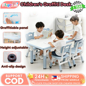 120CM Adjustable Study Table for Kids with Chairs Study Table with Chair Kids Study Table