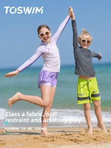 toswim | Sun Protection Quick Drying Separate Swimming Suit for Children