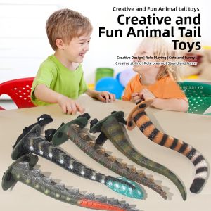 Childrens Dinosaur and Tiger Cosplay Tail Props
