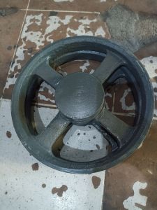 puli B2 12inc as 25mm 32mm 38mm buntu bahan besi cor tebal padat