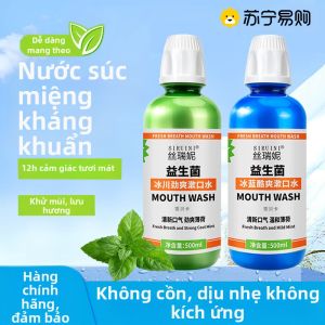 Súc Miệng Probiotic Giảm Mùi Răng Trắng Răng Hương Thơm Lâu Dài Chăm Sóc Răng Miệng Loại Bỏ Mùi Hôi Probiotic Snowbeika F2