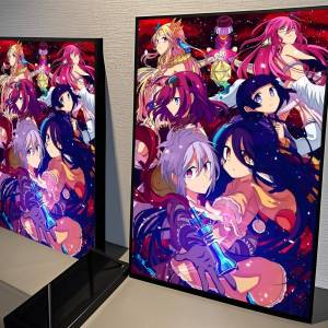 Moetch | Anime N-No Game No Life HD Poster Poster Painting Wall Art Mural For Living Room Home Decor And Gifts