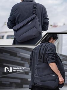 กระเป๋าเป้สะพายหลังใส่โน้ตบุ๊ก 16 นิ้ว กระเป๋าสะพายข้างแบบ Hybird สำหรับผู้ชาย กระเป๋าสะพายข้างแบบลำลอง กระเป๋าใส่โน้ตบุ๊กแบบยูนิเซ็กซ์