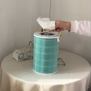 เครื่องฟอกอากาศ Xiaomi DIY ขจัดกลิ่นฟอร์มาลดีไฮด์ PM2.5 ใช้กับตัวกรอง Xiaomi แผ่นกรองอากาศ