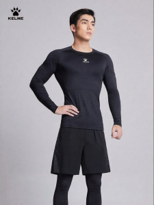 Kelme | Moisture Wicking Tight Men Sportswear 2 Set