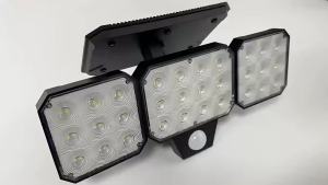 Đèn Năng Lượng Mặt Trời Ngoài Trời Có 3 Chế Độ Đèn Pha LED Chống Nước IP65 Dùng Cho An Ninh Cắm Trại Sân Vườn Hiên Nhà Đèn Năng Lượng Mặt Trời Tự Chứa Pin Bằng Chất Liệu ABS