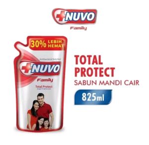 NUVO Family Body Wash Sabun Cair MERAH 825ml