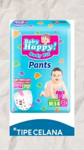 PROMO Baby Happy Pants XL L M Popok Celana Sekali Pakai/Pampers Bayi