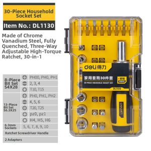 deli | Multifunctional Magnetic Screwdriver Set
