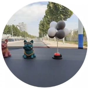 Fashion French Bulldog Keychain for Women Bag Pendant Transparent Colorful Dog Keychains Men Car Key Ring Christmas Gift Creative Bulldog Tray Decoration Animal Dog Resin Crafts Statue Figure Sculpture Jewelry Display