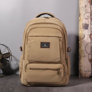 Balo Nam Dung Tích Lớn Đơn Giản Thường Ngày Du Lịch Chống Thấm Nước Học Sinh Đại Học Ba Lô Đựng Máy Tính Ba Lô Nam