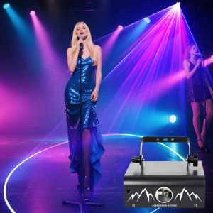 Hệ Thống Đèn Laser 3D RGB Với Điều Khiển Từ Xa Hoạt Động Bằng Âm Thanh DMX512 Dùng Cho Sân Khấu Đám Cưới Biểu Diễn Trực Tiếp Nhà Thờ Hiệu Ứng Ánh Sáng Độc Lập.