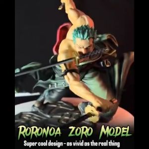 Roronoa Zoro Model One Piece anime toy One Piece action figure One Piece figure shank collection Luffy Zoro Law Sanji Ace Sabo Chopper Japan authentic toy roronoa zoro sword set katana Three thousand world with zoro three sword big size high quality PVC