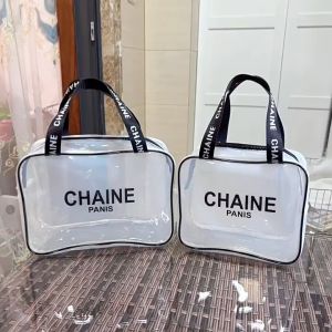 Transparent Travel Beach Bag Large Capacity Waterproof Handbag Portable Shopping Bag Storage Bag makeup bag