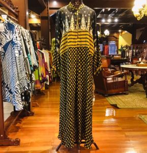 Zerina Dress Viscos by Dian Pelangi LIMITED EDITION Busana Muslim Baju Maxi Dress Gamis Abaya Gaun Outfit Busui Pesta Pernikahan Kondangan Casual Formal Wanita Hijaber Cantik Anggun Modis Modern Elegan Mewah Model Terbaru Motif Batik Cap Kekinian