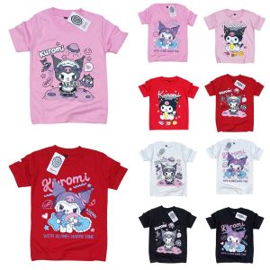 KFS 123 Kaos Kuromi And Melody Anak Perempuan 1-10 Tahun