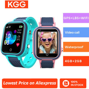 Kids 4G Smart Watch LT21 8GB GPS WIFI Video Call IP67 Waterproof Child Smartwatch Camera Monitor Tracker Location Phone Watch