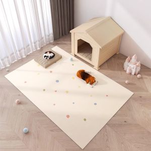 Pet Mat Waterproof Anti-Urine Non Slip PVC Dog House Fence for Cats Erasable Washable Mat Dog Carpet