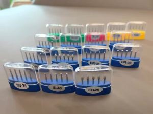 5 Chiếc Mũi Khoan Nha Khoa Tốc Độ Cao FG Dia 1.6MM Đầu Kim Cương Dùng Cho Làm Trắng Răng Vật Liệu Nha Khoa Mũi Khoan Thép Nha Khoa