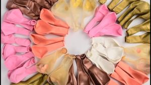Retro Pink Rose Gold Balloons Garland Arch Kit Confetti Birthday Decoration Set Wedding Party Needs