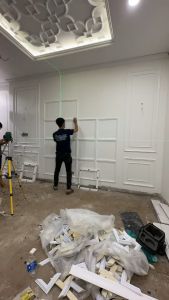 Set Phào Chỉ PS Hàn Quốc cắt sẵn Khung 4cm