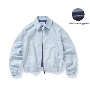 714street | Áo Khoác Bông Mật Độ Cao Phong Cách Retro Geek Chic Mùa Xuân