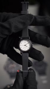Jam Tangan Wanita  Casio LQ-139BMV-1B Quartz Watch White Dial Black Resin Strap