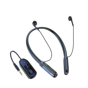 Monitoring earphone Coolsell G36 wireless monitoring headset live broadcast dedicated digital display ear return 2.4G neck hanging intelligent noise reduction Bluetooth headset