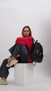 MARTI VERSA Tas Ransel Laptop sekolah Pria/Wanita backpack parasut Model gelombang