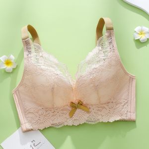 ชุดชั้นในสตรีเซ็กซี่ Bra ไร้สายต้านเชื้อแบคทีเรียสุขภาพนวดไม่มีรอยต่อและสบาย Bra Push-Up Bra