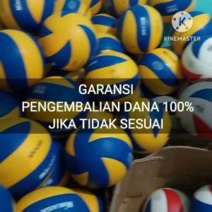 BOLA VOLI VOLLI VOLY VOLLY VOLLEY BALL POLI MIKASA SIZE 5 DEWASA