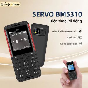 Điện Thoại Di Động Mini SERVO BM5310 Với 3 SIM Chờ Chức Năng Gọi Thoại Ảo Ghi Âm Cuộc Gọi Bluetooth Gọi Nhanh Màn Hình 1.33 Điện Thoại Dự Phòng
