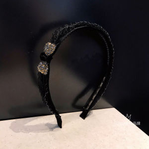 Spring Summer New Lace Butterfly Knot Hairband Versatile Simple Outdoor Fashion Card Popular Press Hair Band Fresh Outlined