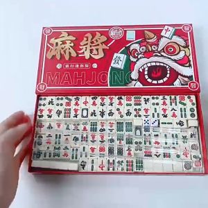 🔥🇲🇾 KOOWOO 🇲🇾🔥Mini MAHJONG 4人迷你麻将 144PCS 4Player Mini Mahjong for Travel Gambling Gathering Fun