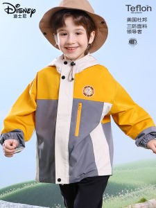 Boys Three-in-One Warm Windproof Spring Winter Jacket Childrens Outdoor Clothing  Casual Style Polyester Fiber