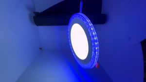 LED 3 MODES 18W 190mm 2 COLOR DOWNLIGHT WHITE/BLUE WH/WW MULTI COLOR CEILING LIGHT PANEL LIGHT lampu siling rumah