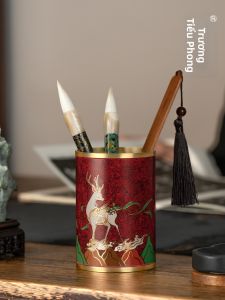 ZHANGXIAOFENG | Brass Writing Brush Holder Pen Rest