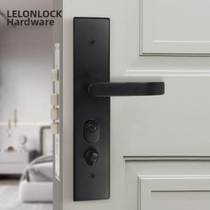 Anti-theft Stainless Steel 304 Home Panel Lock Set Black Universal