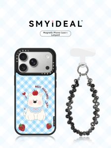 Smyideal | Unique Strawberry Dog Pattern Magnetic iPhone Case