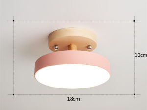 Macaron Creative LED Ceiling Light For Bedroom Corridor Aisle Entrance Hall Balcony Passage Decorative Ceiling Lamp