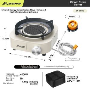 BSWOLF | Portable Outdoor Gas Stove for Camping and Cooking