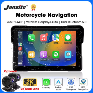 5/7 inch Carplay Motorcycle DVR Navigation GPS Wireless CarPlay Android Auto Airplay Display Screen Portable Moto Monitor IPX7